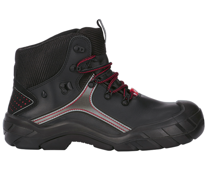 Hlavné zobrazenie, S3, e.s. S3 bezpečnostná obuv Avior, čierna/červená