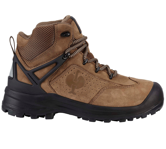 Hlavné zobrazenie, Bezpečnostná obuv, S3 bezpečnostná obuv e.s. Kasanka mid, hnedá