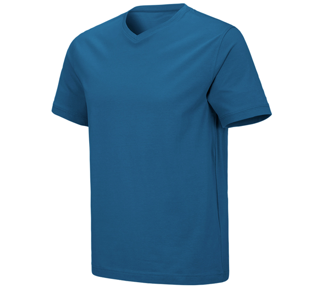 Hlavné zobrazenie, Tričká, Tričko e.s. cotton stretch výstrih do V, atolová