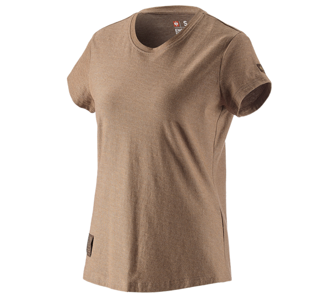 Hlavné zobrazenie, Tričká, Tričko e.s.vintage, dámske, sépiová melanž