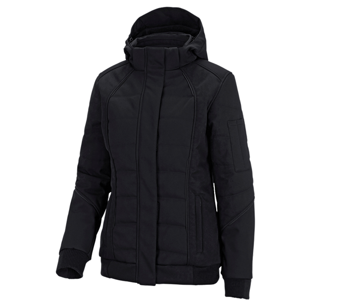 Hlavné zobrazenie, e.s.vision, Zimná softshellová bunda e.s.vision, dámska, čierna