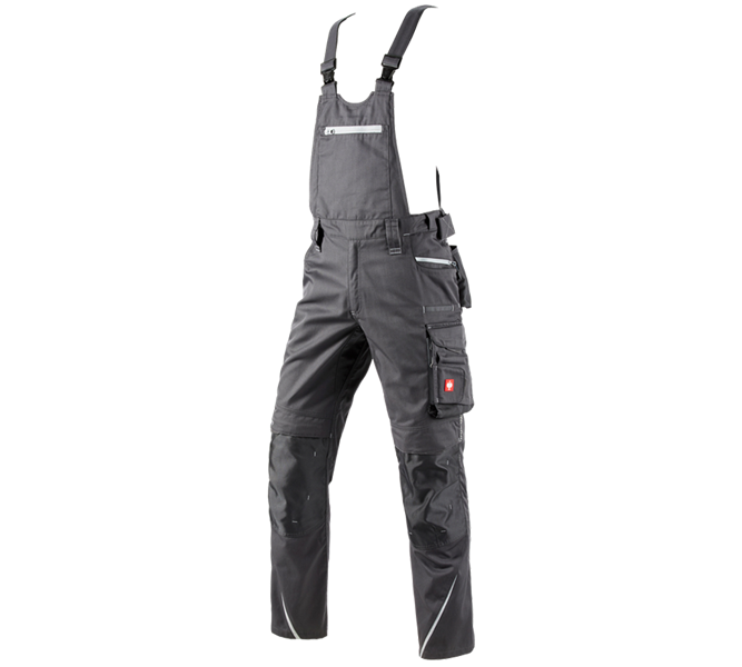 Hlavné zobrazenie, e.s.motion 2020, Nohavice s náprsenkou e.s.motion 2020, antracitová/platinová