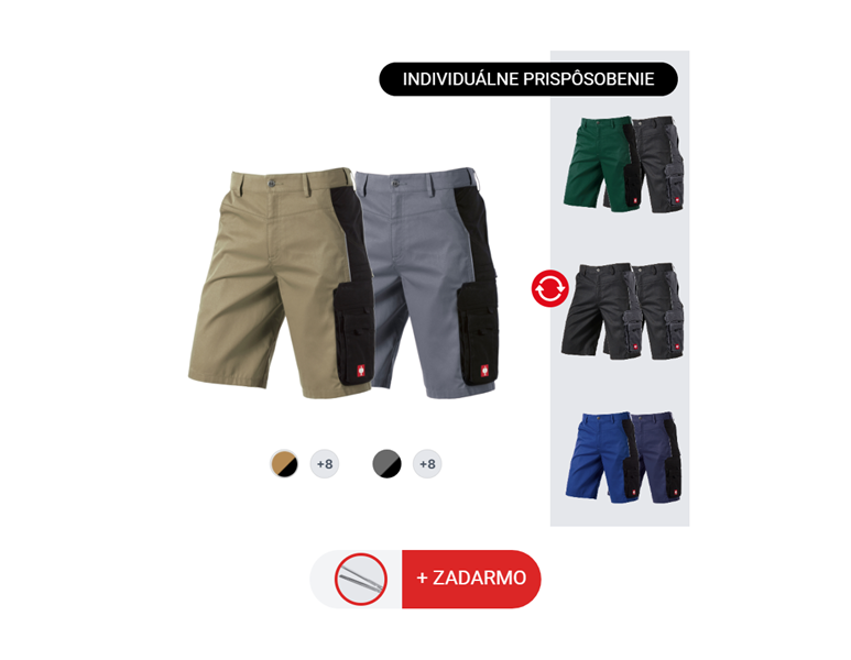 PÁNSKA SÚPRAVA: 2x Šortky e.s.active