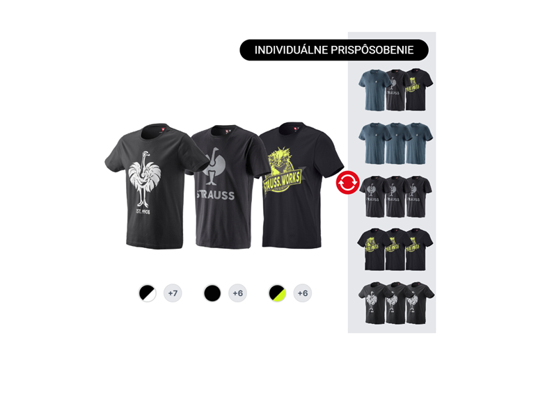 PÁNSKA SÚPRAVA: 3x e.s. Tričko