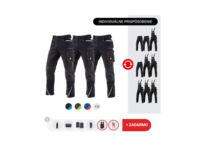 PÁNSKA SÚPRAVA: 3x nohavice e.s.motion 2020+2xdop.