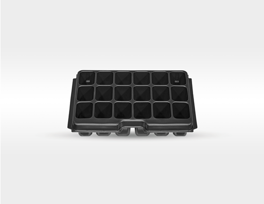 Zobrazenie 1, STRAUSSbox 118 midi tool insert, 18-priečinky