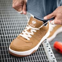 Zobrazenie 3, S1 bezpečnostné poltopánky e.s. Eindhoven low, mandľovo hnedá/biela