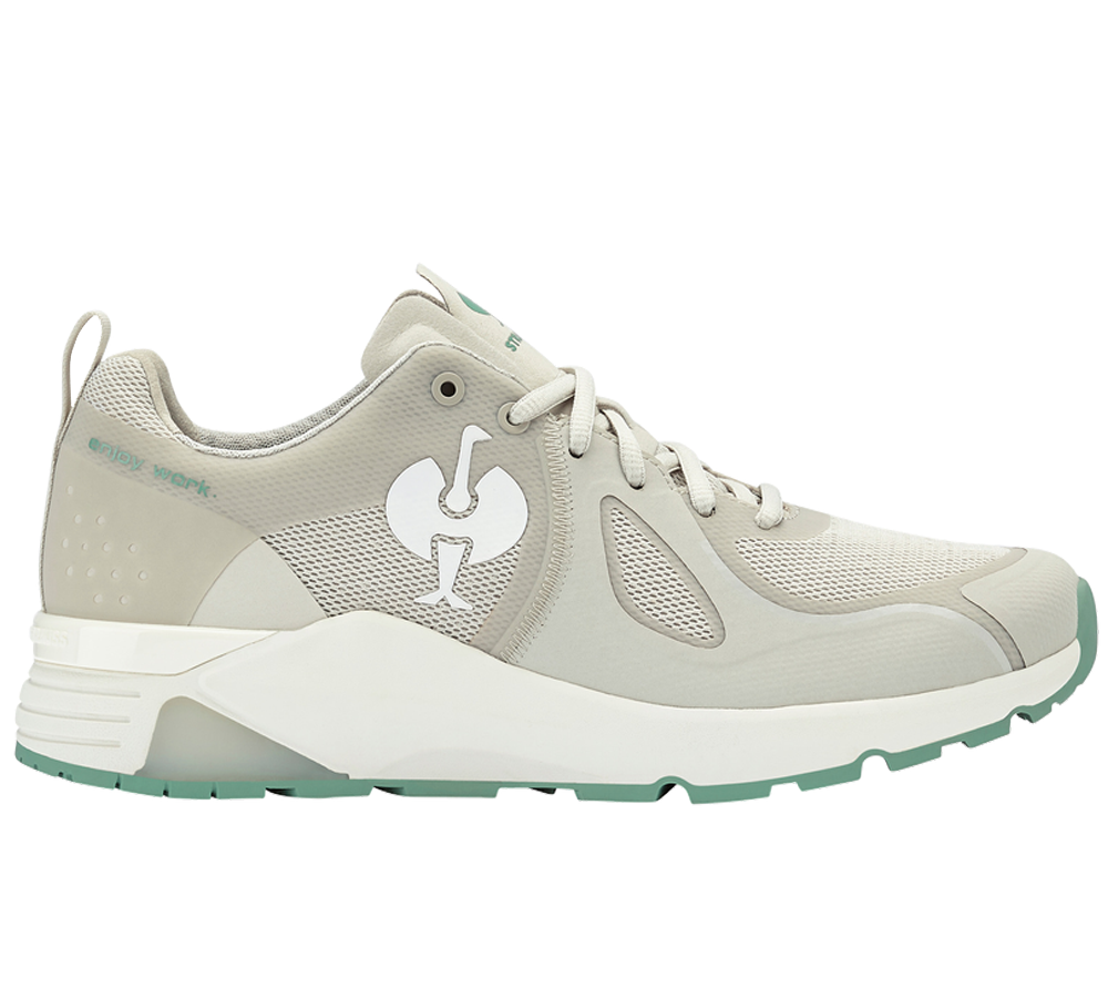 O1: O1 pracovná obuv e.s. Chete + teplá strieborná/malachitová zelená