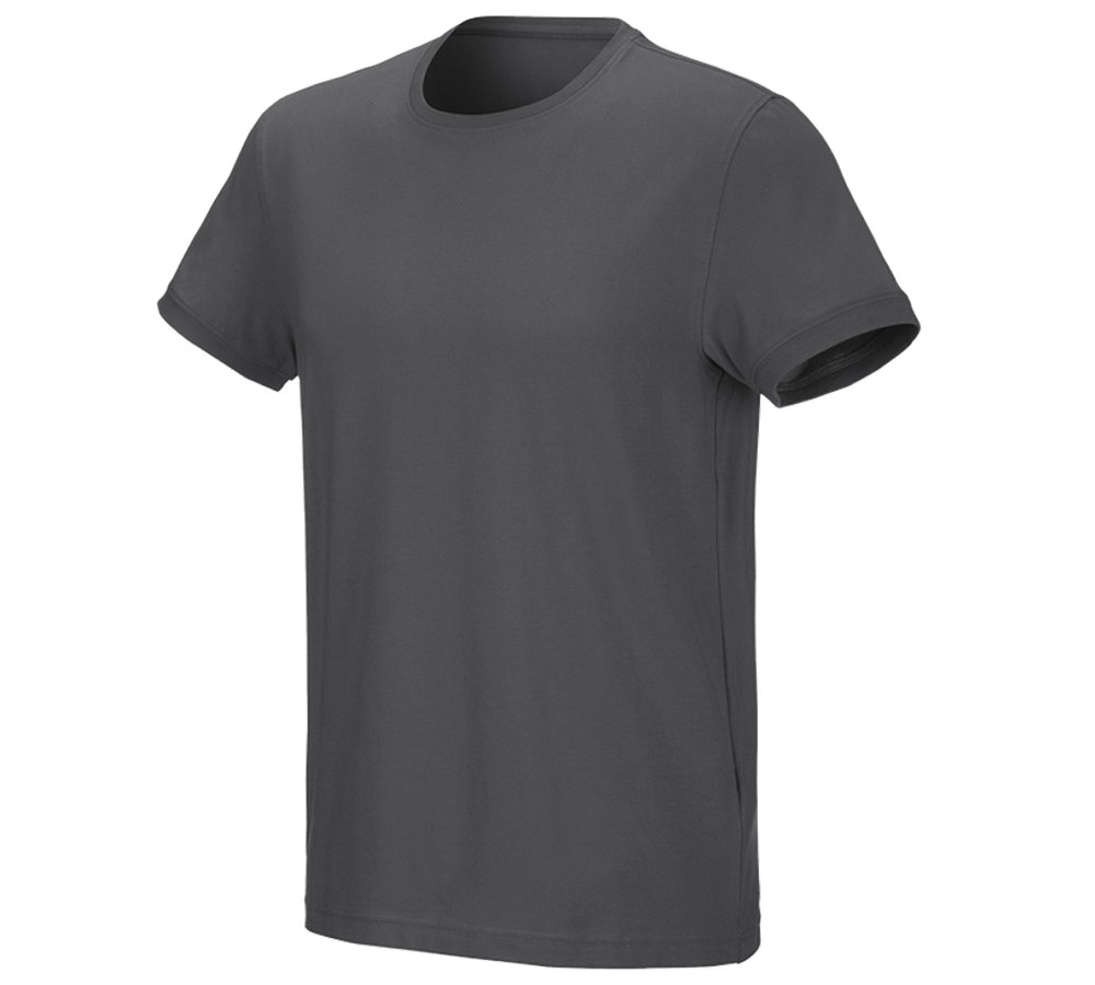 Tričká, pulóvre a košele: Tričko e.s. cotton stretch + antracitová