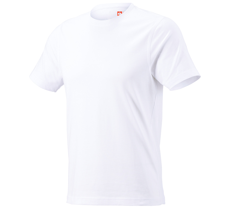 Tričká, pulóvre a košele: Tričko e.s. cotton, slim fit + biela