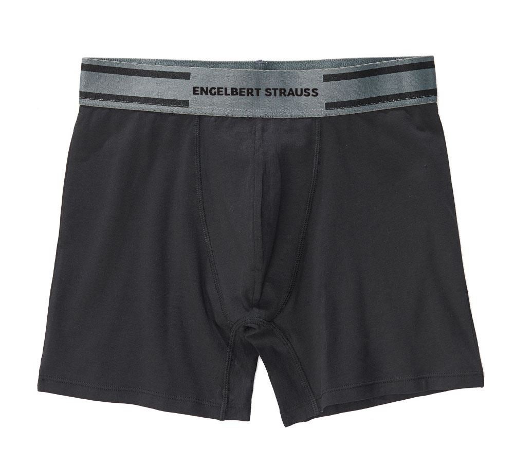 Spodná bielizeň | Termo oblečenie: Spodky e.s.cotton stretch longleg + čierna/cementová