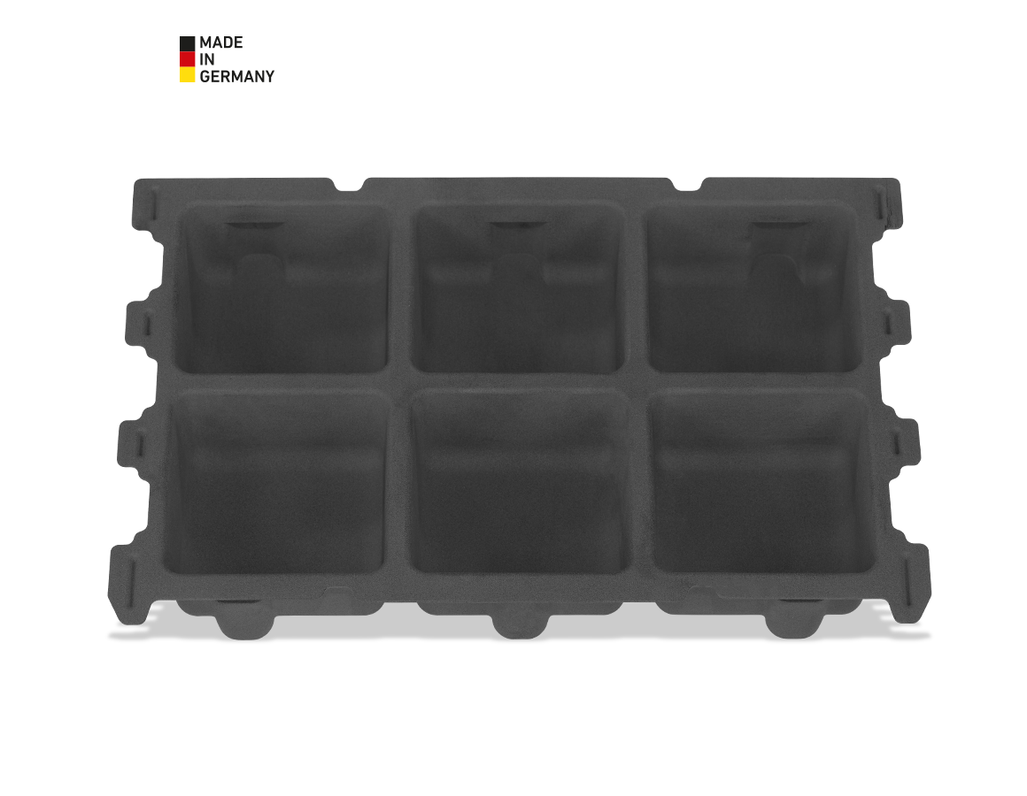 Systém STRAUSSbox: STRAUSSbox small tool insert, 6-priečinky II