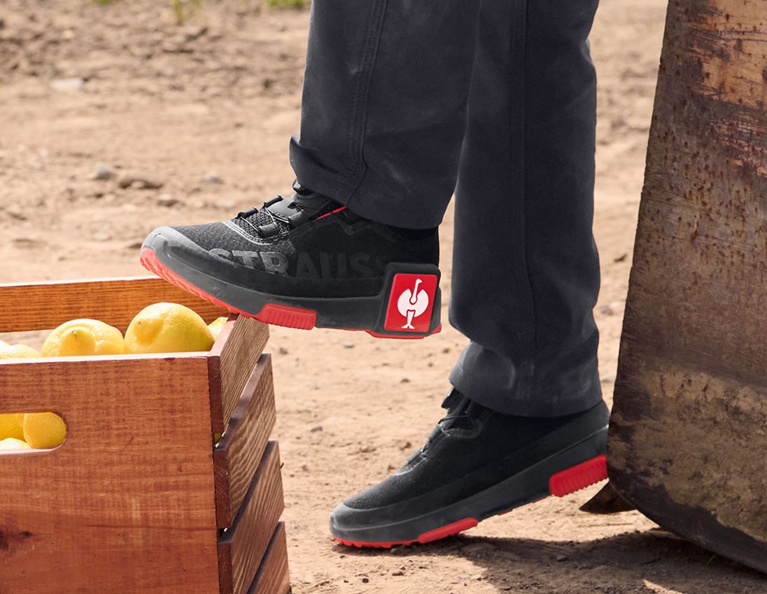 Detská obuv: Viacúčelová obuv e.s. Etosha, detská + čierna/červená strauss 2