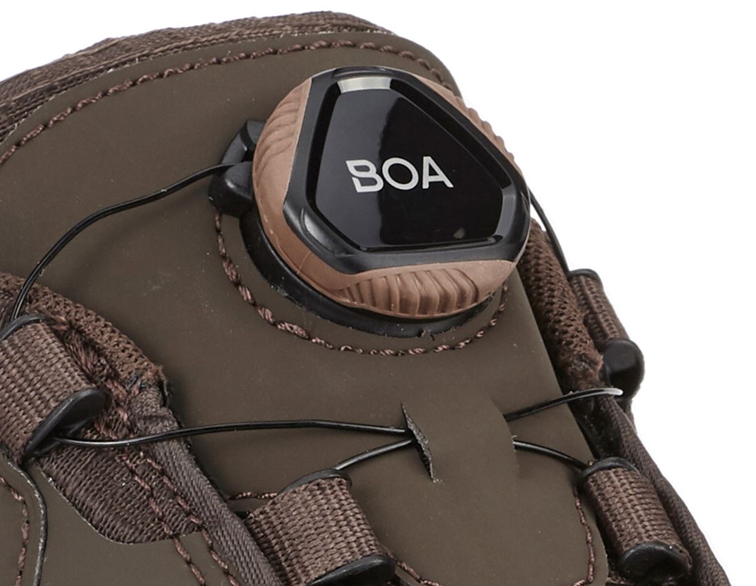 O1: O1 Pracovná obuv e.s. Corvids II low + gaštanová/lieskový oriešok 1