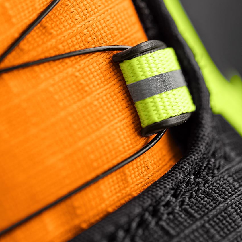 O2: O2 Pracovná obuv e.s. Minkar II + čierna/výstražná žltá/výstražná oranžová 2