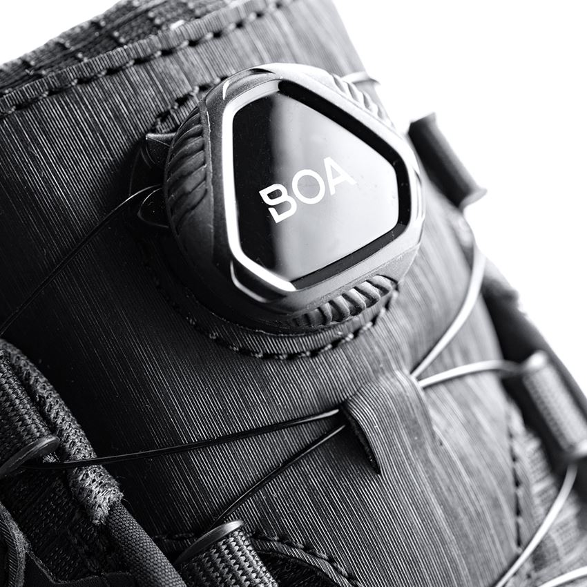 O2: O2 Pracovná obuv e.s. Minkar II + čierna/výstražná červená 2