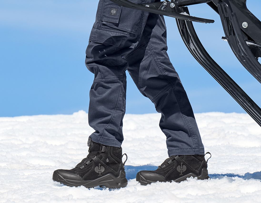 Detská obuv: Viacúčelová obuv e.s. Apate II mid, detská + čierna 1