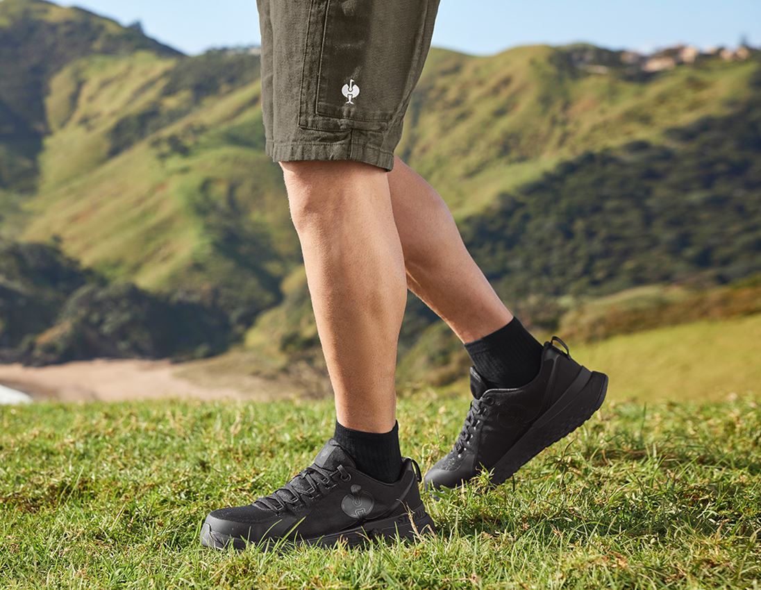 SB: SB Bezpečnostná obuv e.s. Comoe low + čierna 1