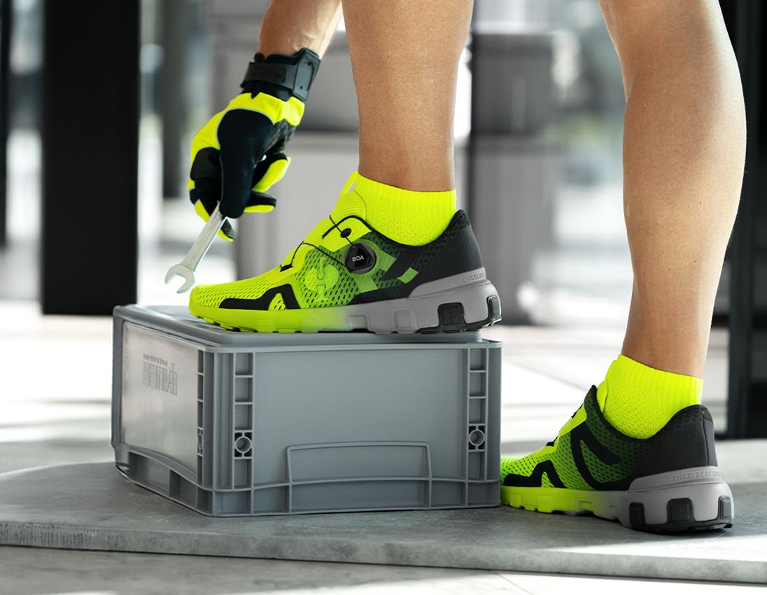 ShopTheLook Craft: Viacúčelová obuv e.s. Toledo low + výstražná žltá/čierna 2