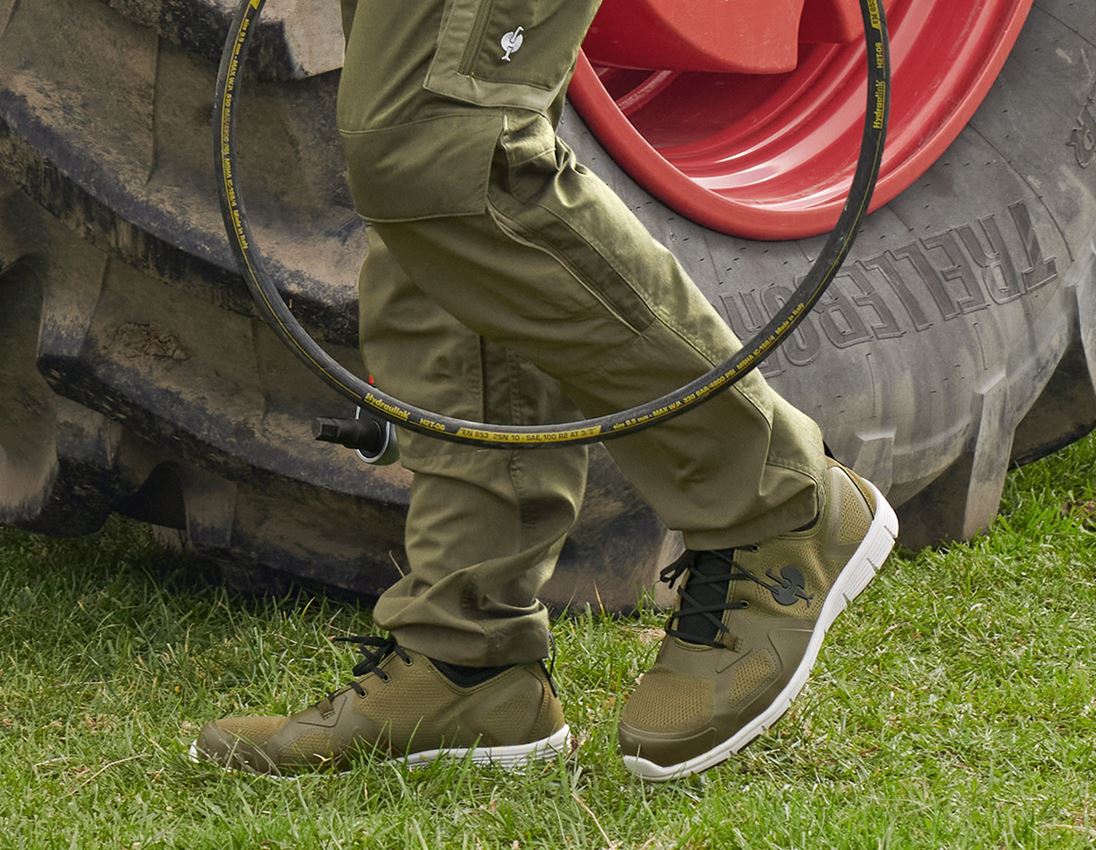 S1: S1 bezpečnostné poltopánky e.s. Manda + bahenná zelená/čierna