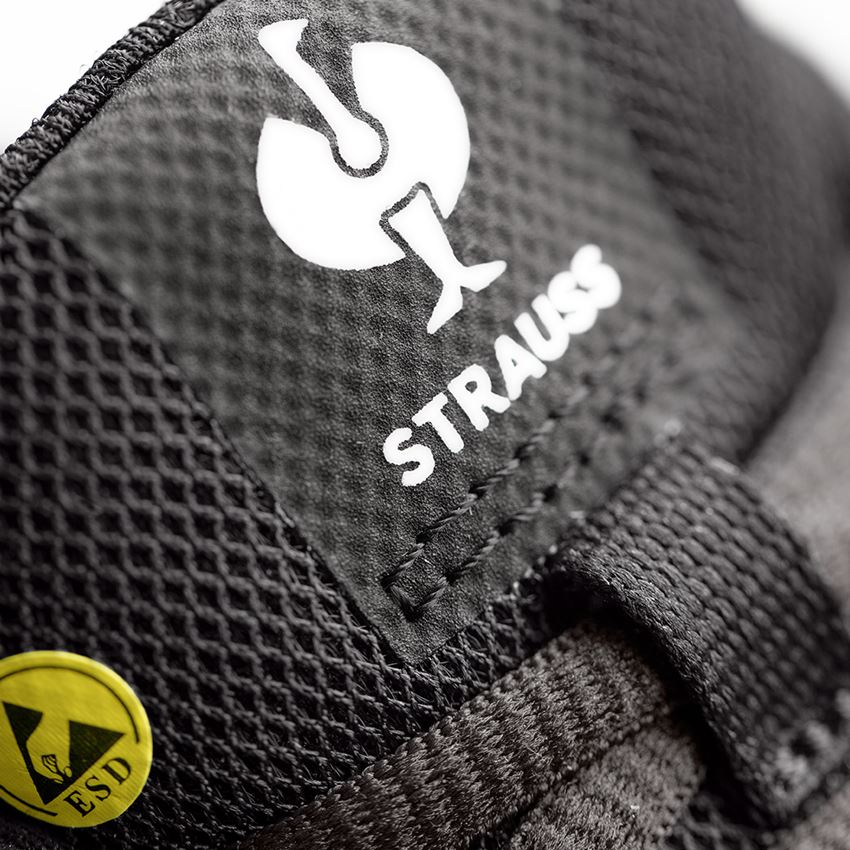 S1P: S1P bezpečnostné poltopánky e.s. Banco low + čierna/antracitová 1