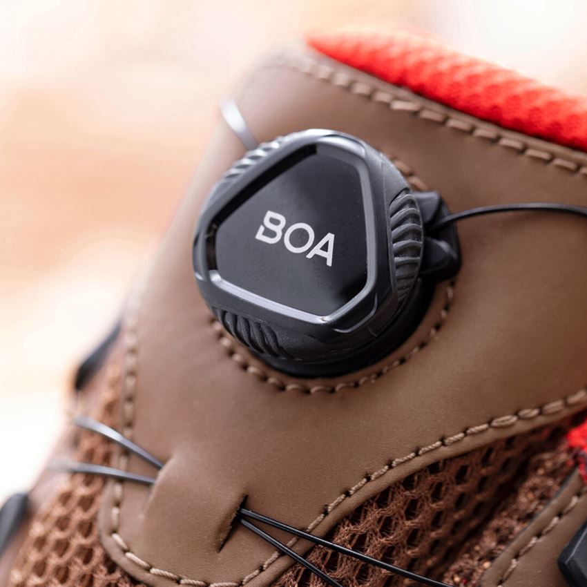 S1: S1 Bezpečnostné poltopánky e.s. Nakuru low + púštna hnedá/solárna červená 2