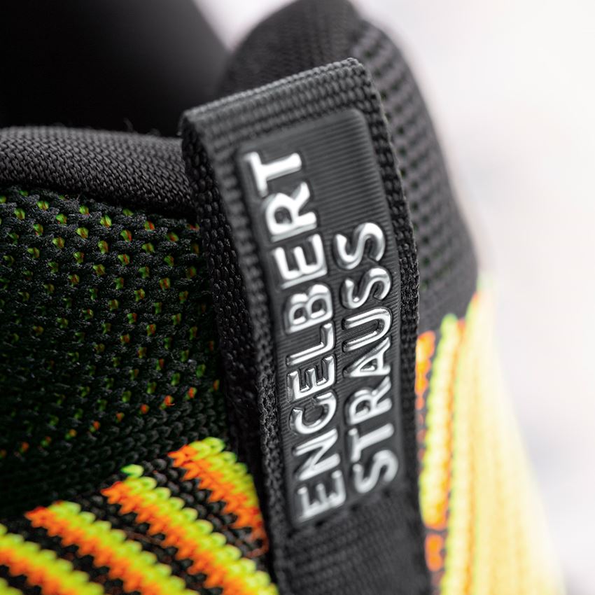 S1: S1 Bezpečnostné poltopánky e.s. Tegmen IV low + čierna/výstražná žltá/výstražná oranžová 2