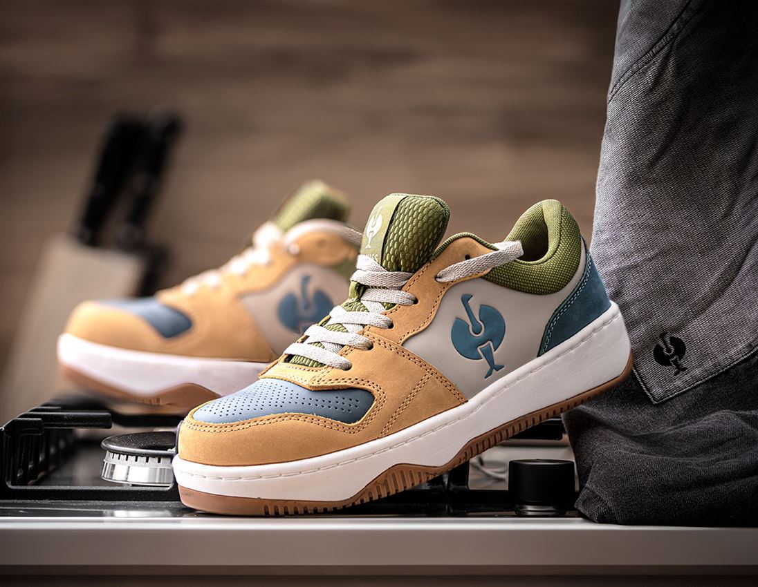 S1: S1 bezpečnostné poltopánky e.s. Eindhoven low + delfínovo sivá/oxidová modrá 2