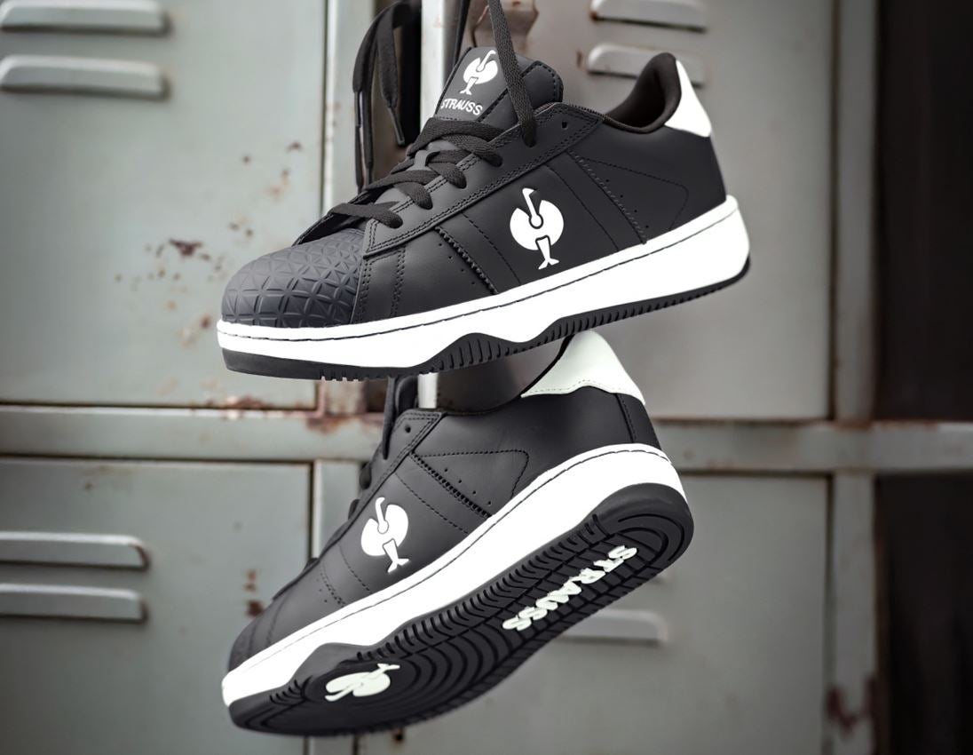 S1: S1 Bezpečnostná obuv e.s. Philly low + čierna/biela 3