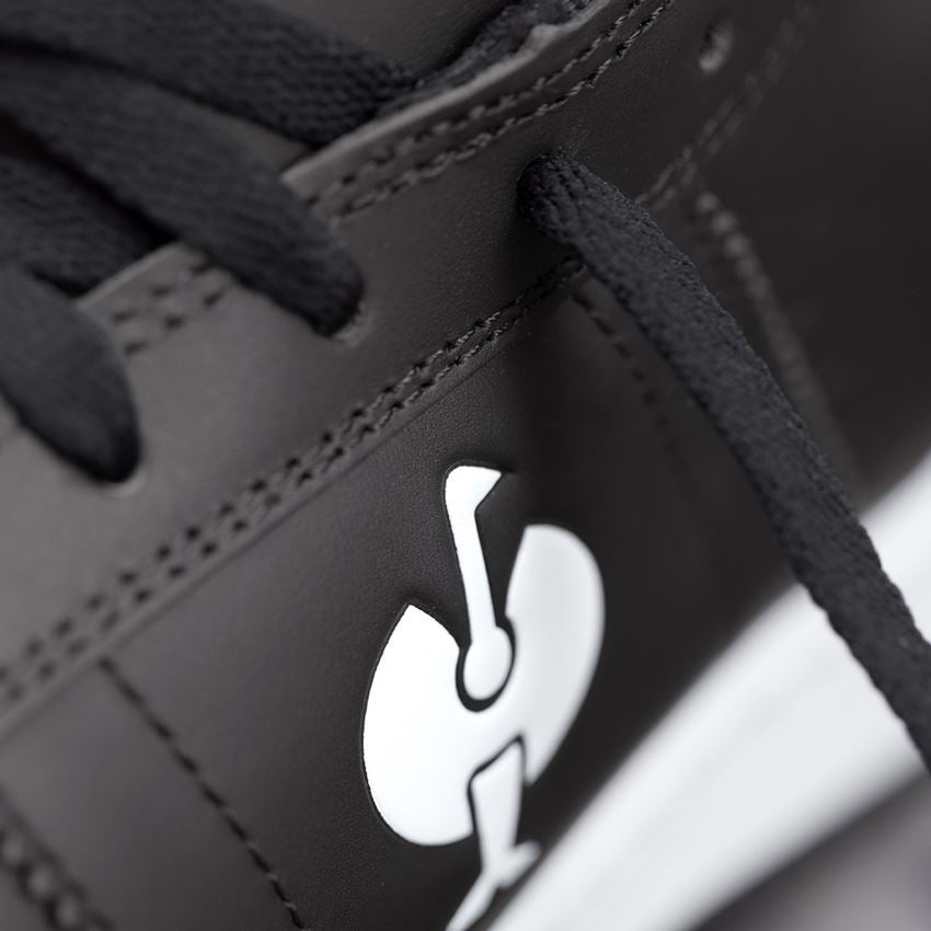 S1: S1 Bezpečnostná obuv e.s. Philly low + čierna/biela 2