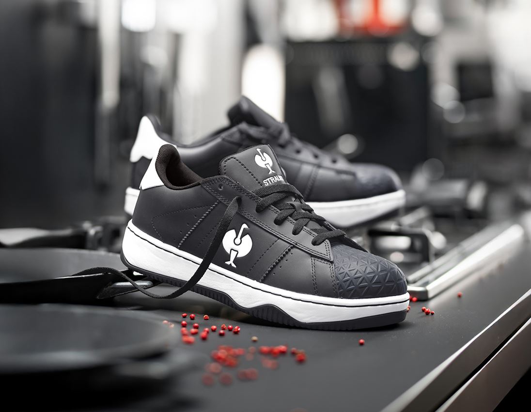 S1: S1 Bezpečnostná obuv e.s. Philly low + čierna/biela