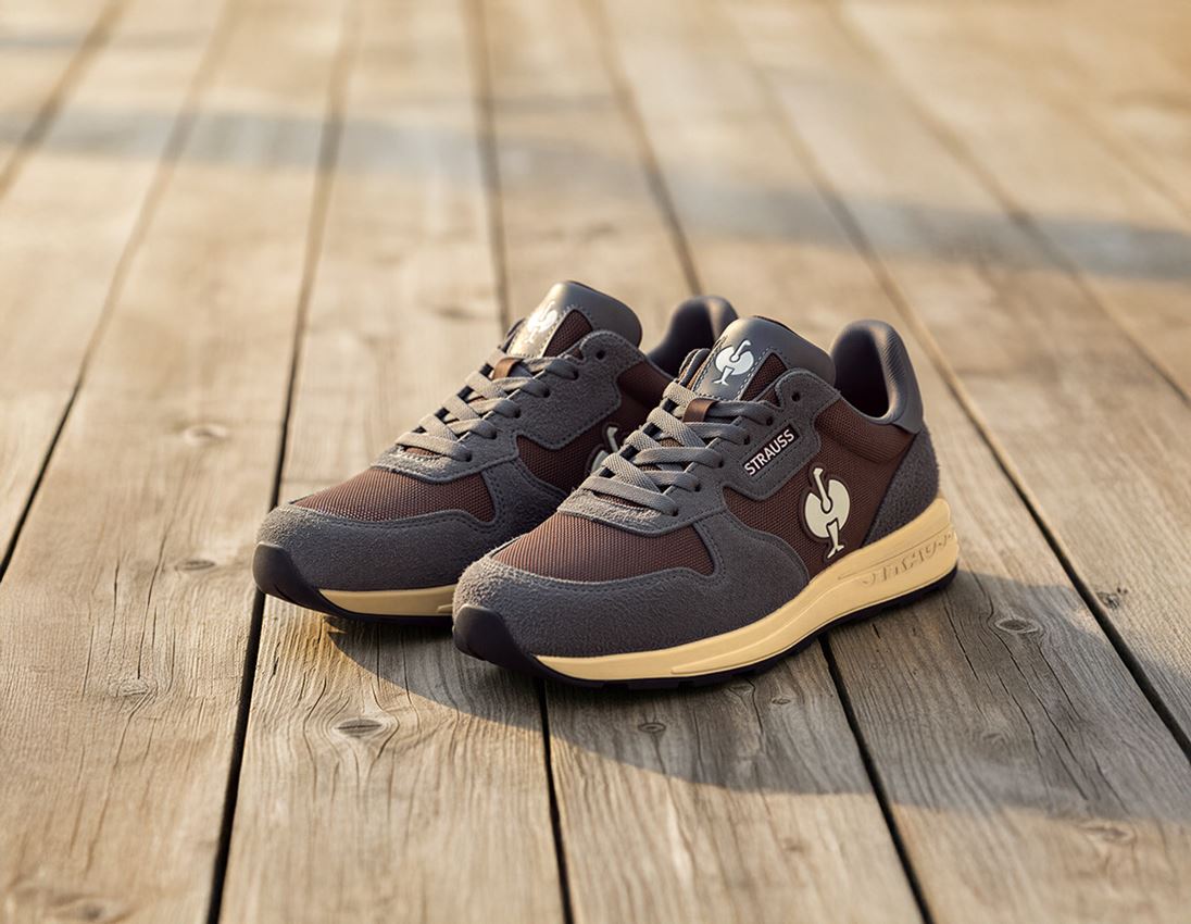 S1: S1 Bezpečnostná obuv e.s. Canberra low + mahagónová kôra 1