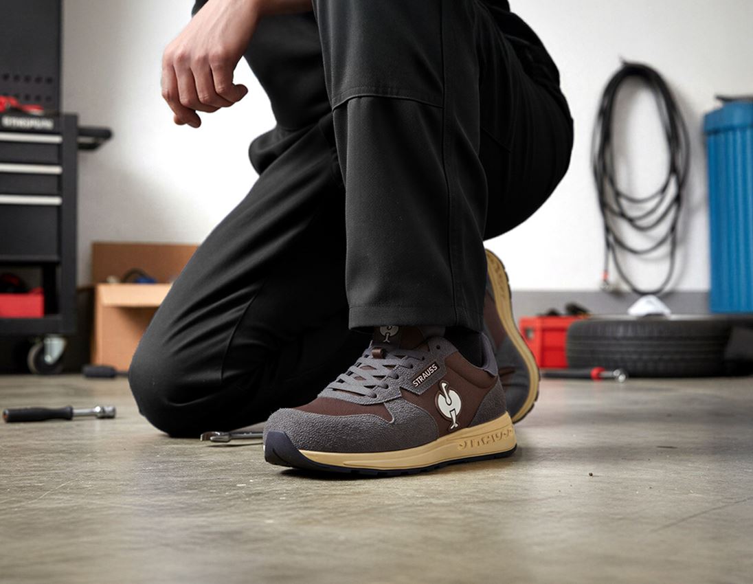 S1: S1 Bezpečnostná obuv e.s. Canberra low + mahagónová kôra 2