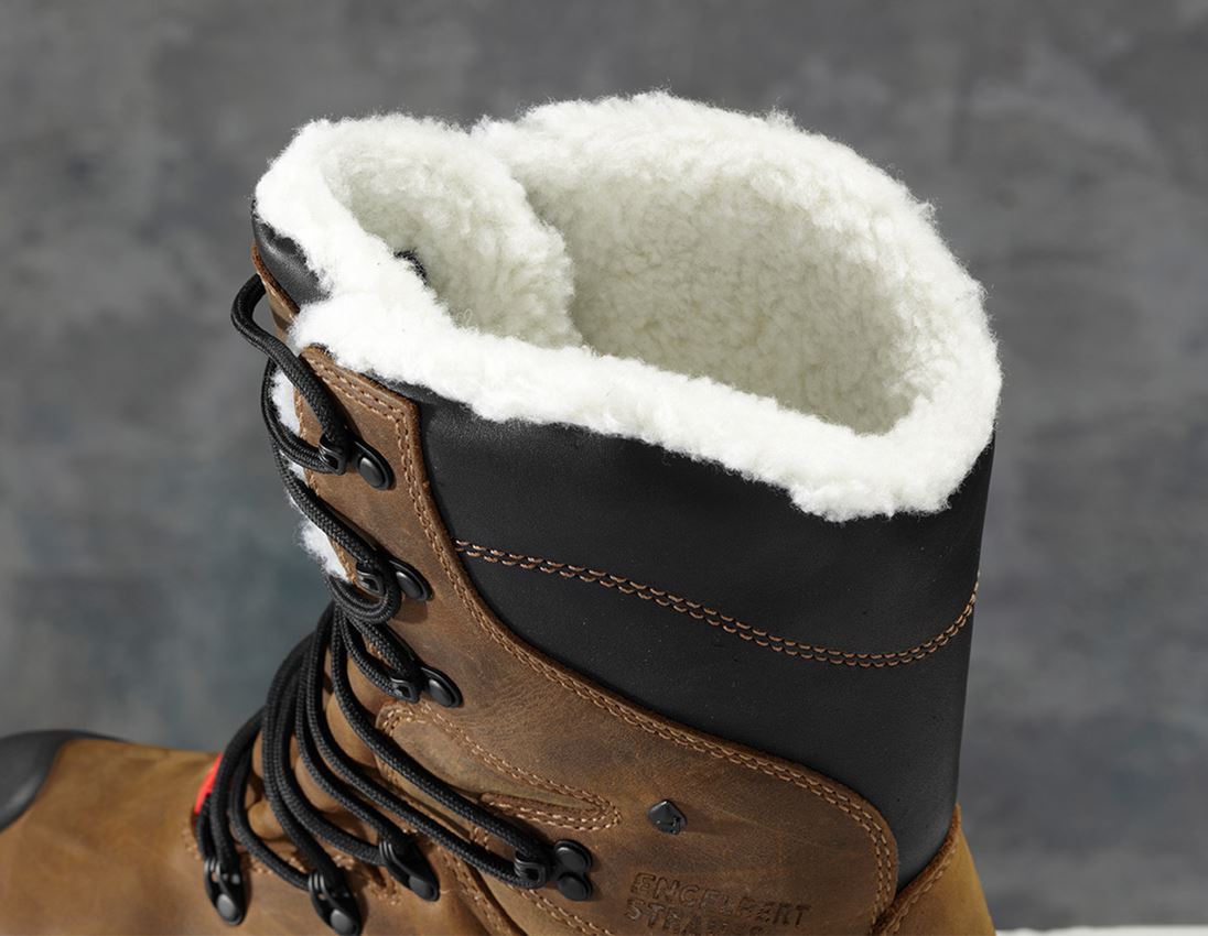 S7: S7 vysoká bezpečnostná obuv e.s. Okomu high + hnedá 2