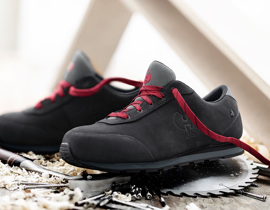 S7: S7L bezpečnostné poltopánky e.s. Thyone II + čierna/titánová