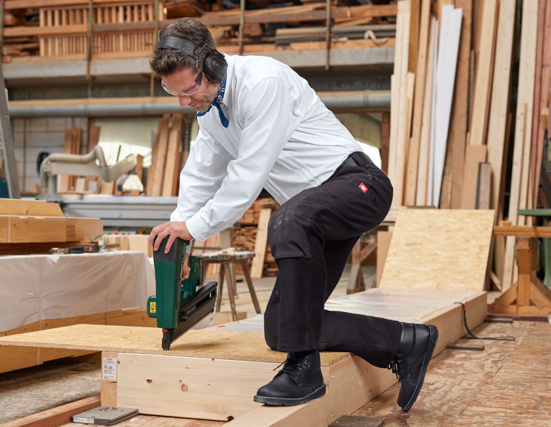 Pracovné nohavice: Cech. nohav. e.s. Cordura-super, streč, bez rozš. + čierna 2