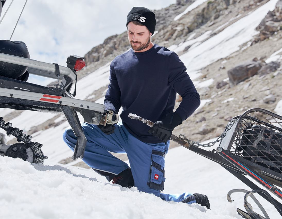 Tričká, pulóvre a košele: Mikina e.s. poly cotton + tmavomodrá 1