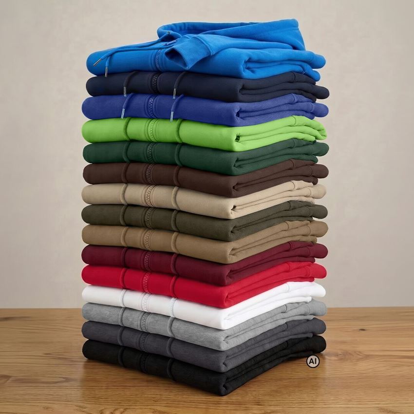 Vygenerované / upravené pomocou AI - Tričká, pulóvre a košele: e.s. Mikina s kapucňou poly cotton + biela 2
