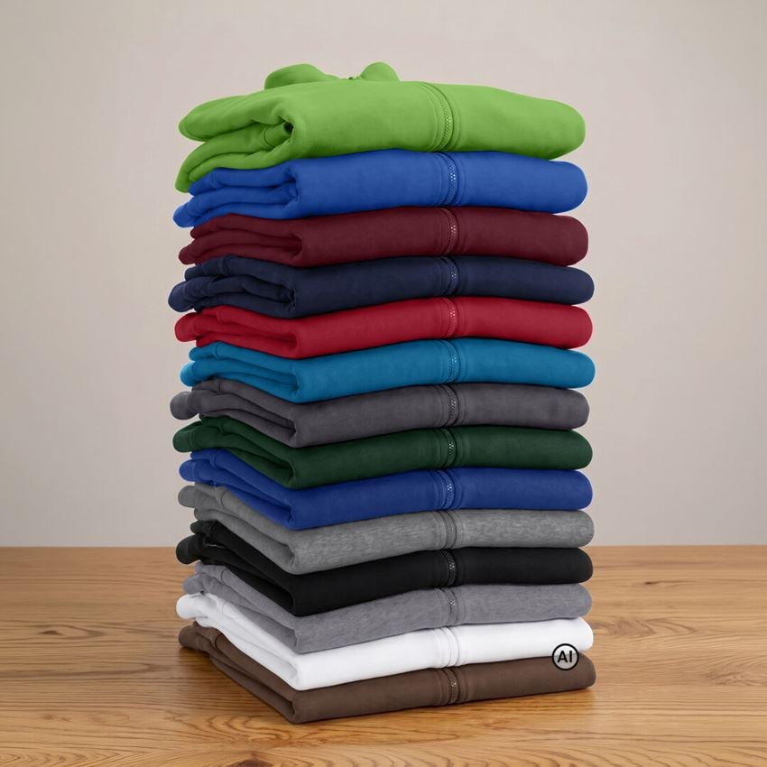 Vygenerované / upravené pomocou AI - Tričká, pulóvre a košele: Mikina e.s. poly cotton + červená 2