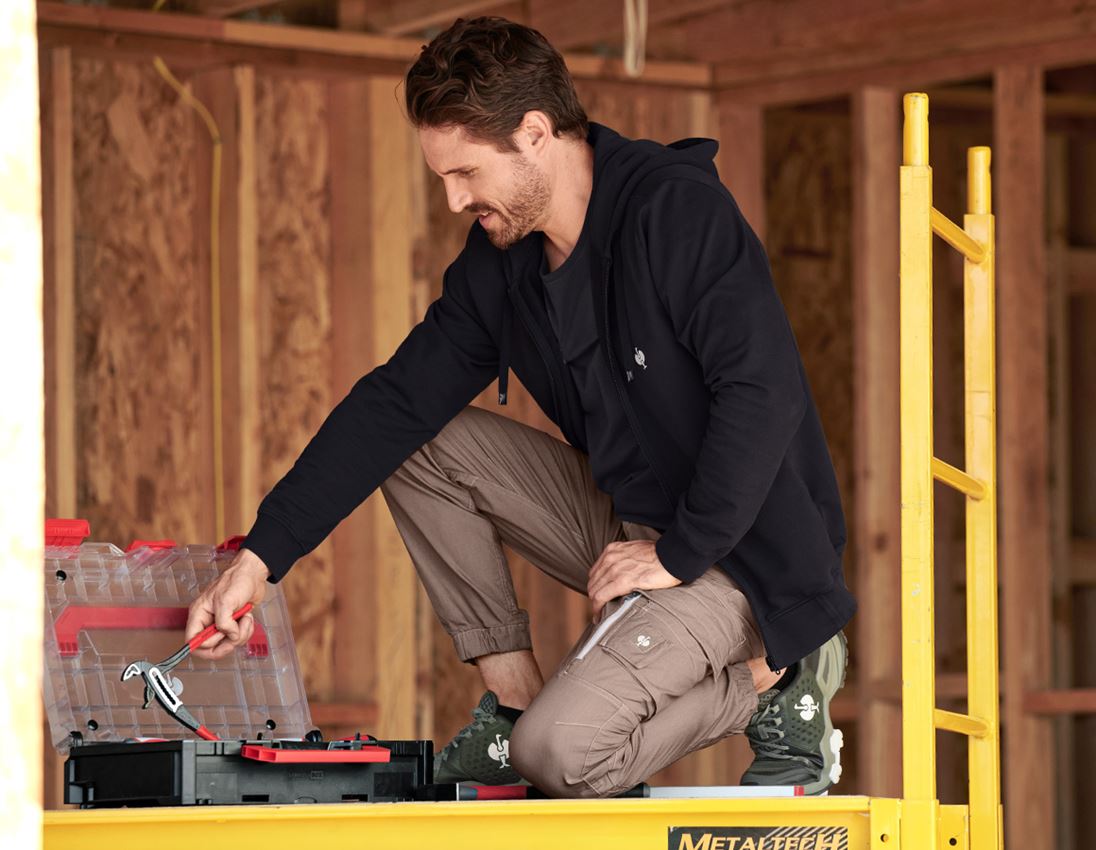 Tričká, pulóvre a košele: Mikina s kapucňou e.s.motion ten + oxidová čierna vintage 1