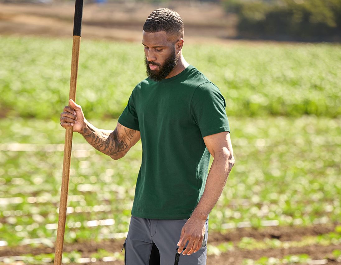 Tričká, pulóvre a košele: e.s. Tričko cotton light + zelená 1