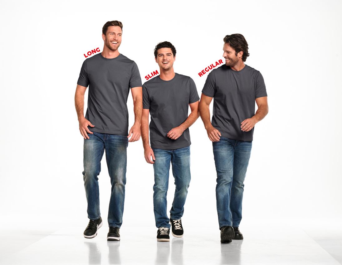 Témy: Tričko e.s. cotton, slim fit + antracitová 1