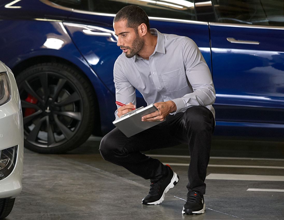 Tričká, pulóvre a košele: Obchodná košeľa e.s. cotton stretch, regular fit + hmlová sivá károvaná 1