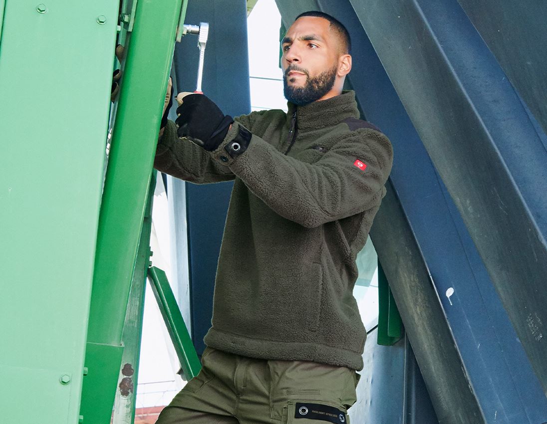 Tričká, pulóvre a košele: Sveter e.s.roughtough z hrubých vláken + tymiánová 1