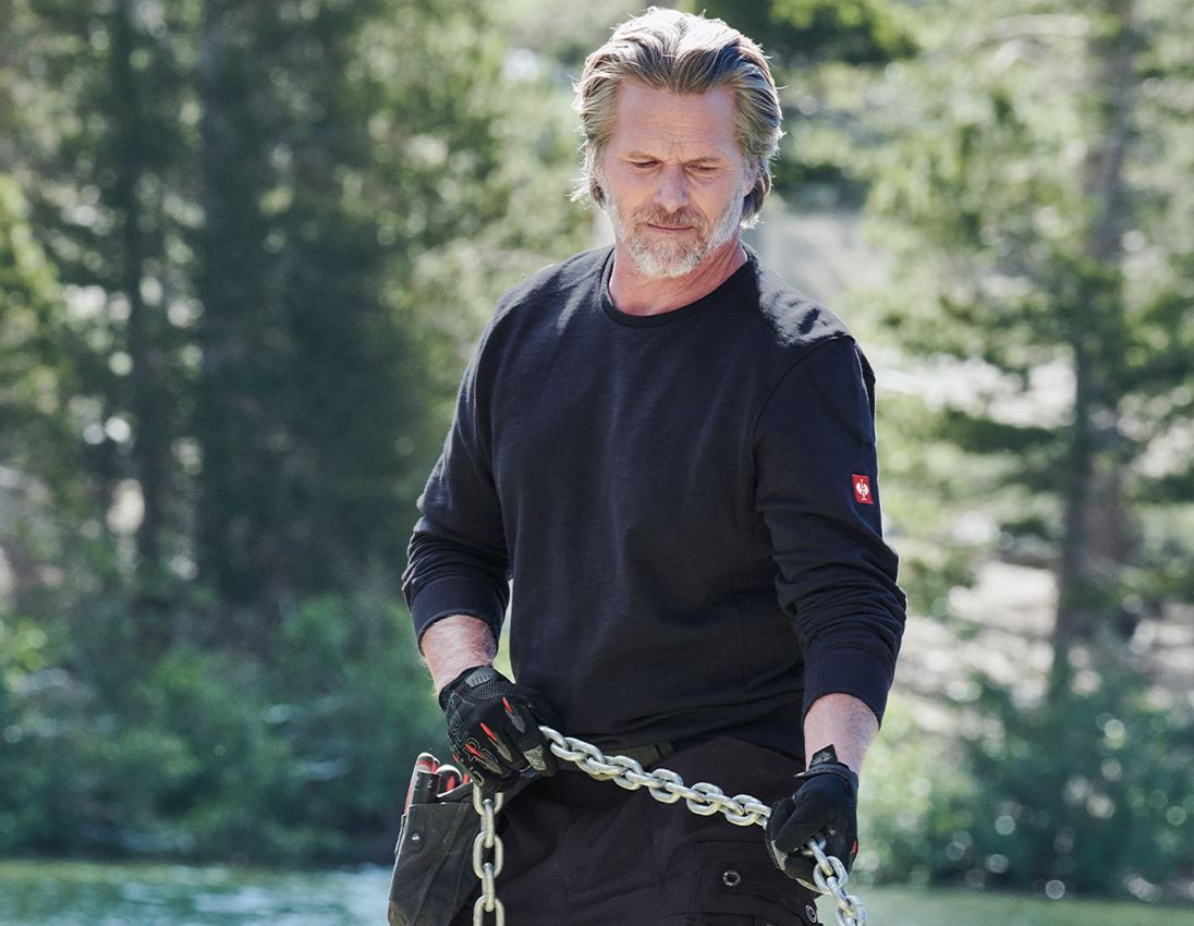 Tričká, pulóvre a košele: Mikina cotton slub e.s.roughtough + nočná modrá