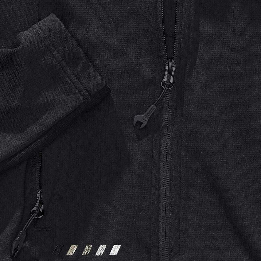 Pracovné bundy: Bunda e.s.motion 2020 FIBERTWIN® clima-pro, dámska + čierna 2