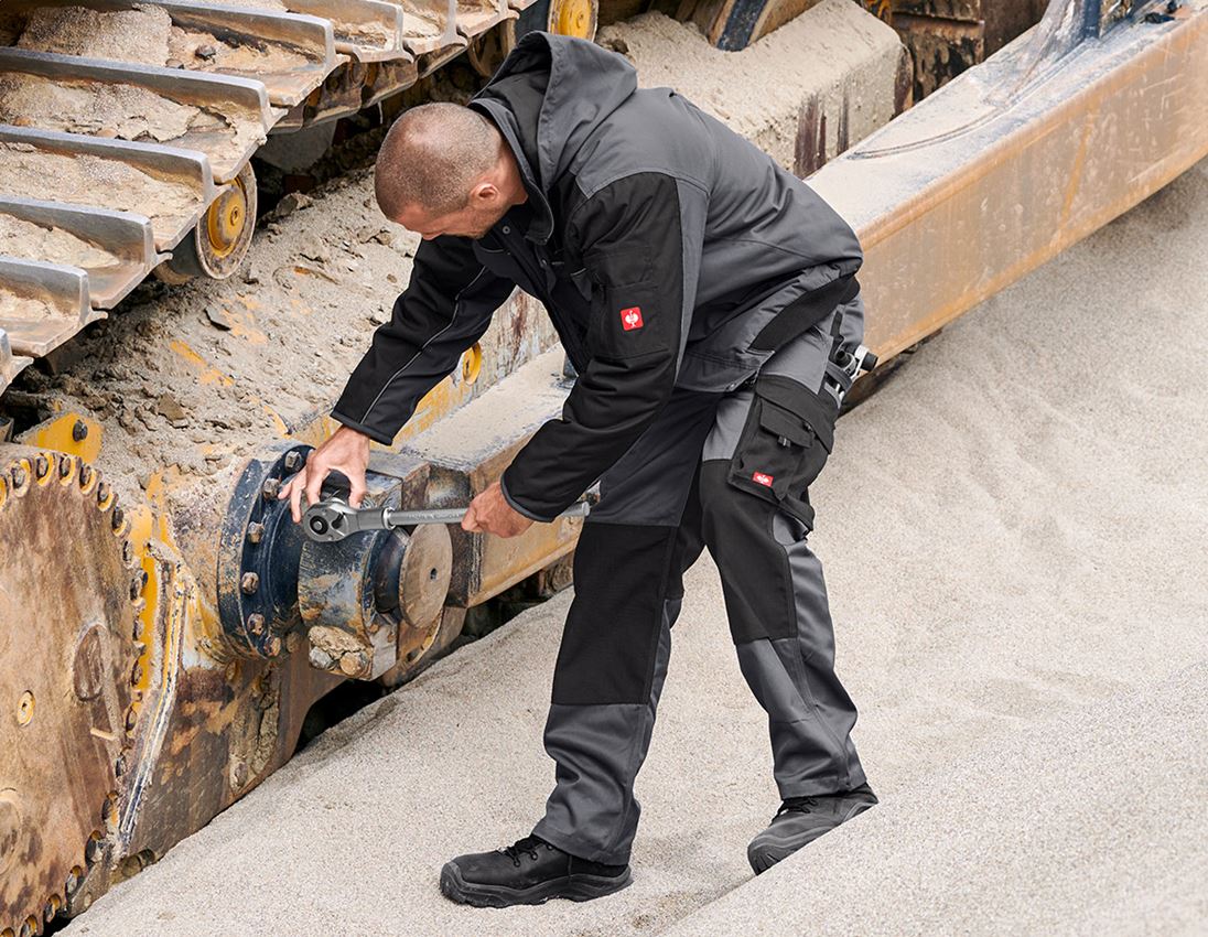 Pracovné bundy: Pilotná bunda e.s.image + sivá/čierna 1