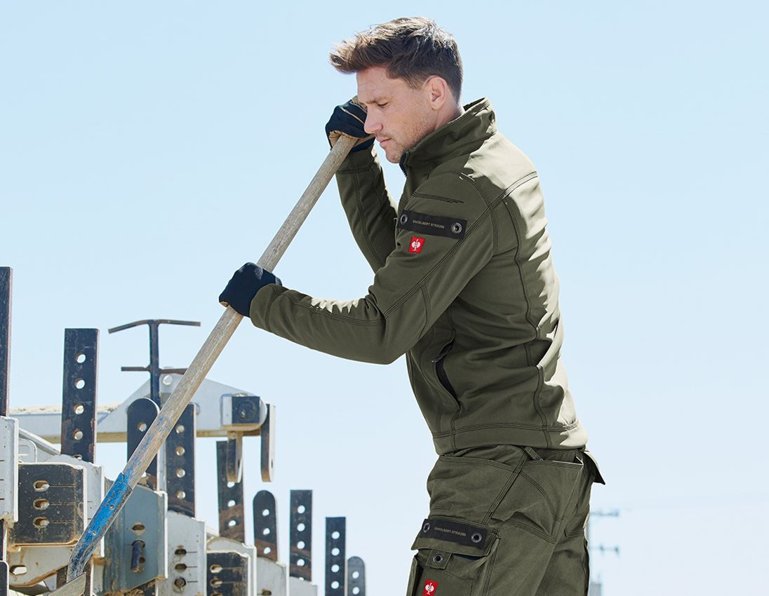 Pracovné bundy: Softshellová bunda e.s.roughtough + tymiánová 1