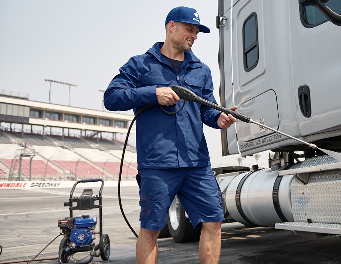 Pracovné bundy: Bunda do dažďa e.s.concrete + alkalická modrá 1