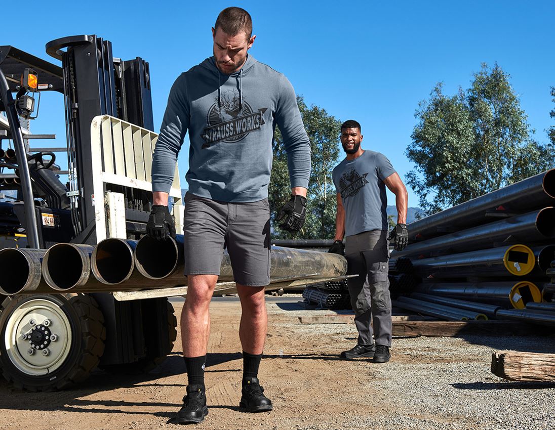 Tričká, pulóvre a košele: Mikina s kapucňou e.s.iconic works + oxidová modrá 1